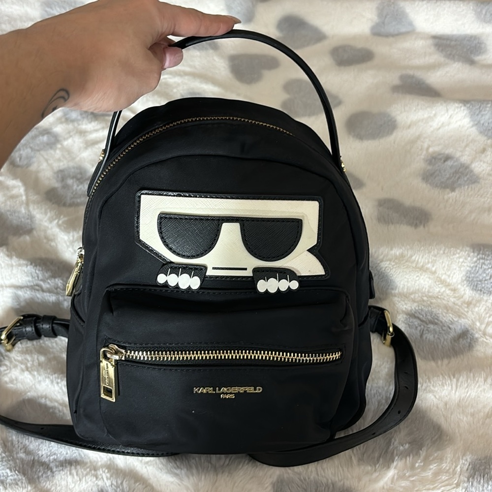 Karl Lagerfield book bag
